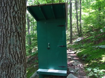  privy at old shelter 